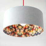 Waben-Inside Motivlampe