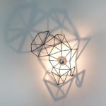 Afrika Schattenwandlampe-0