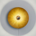 Wandlampe Stahl auf Gras